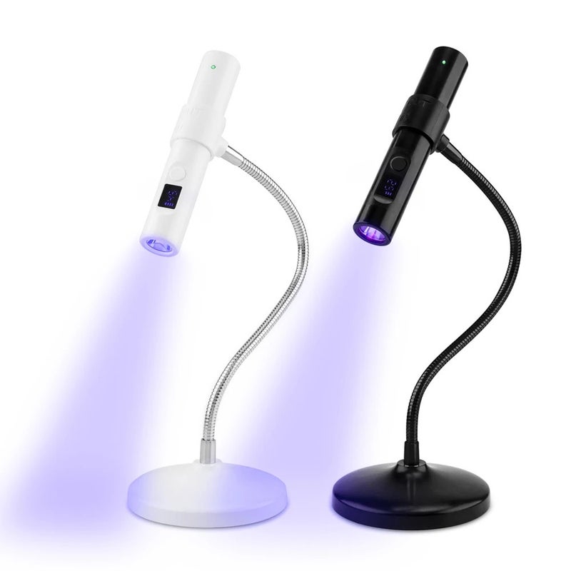 Bluejw Portable Mini UV LED Nail Lamp - Handheld Flashlight Pen for Gel Nail Polish Curing - Professional USB Nail Dryer Manicure Tool - Image 2